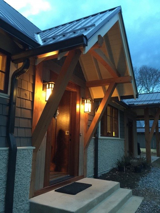 Asheville Custom green solar downtown home PV
