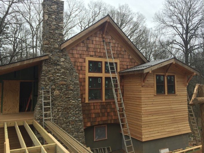 Montford custom bridge house